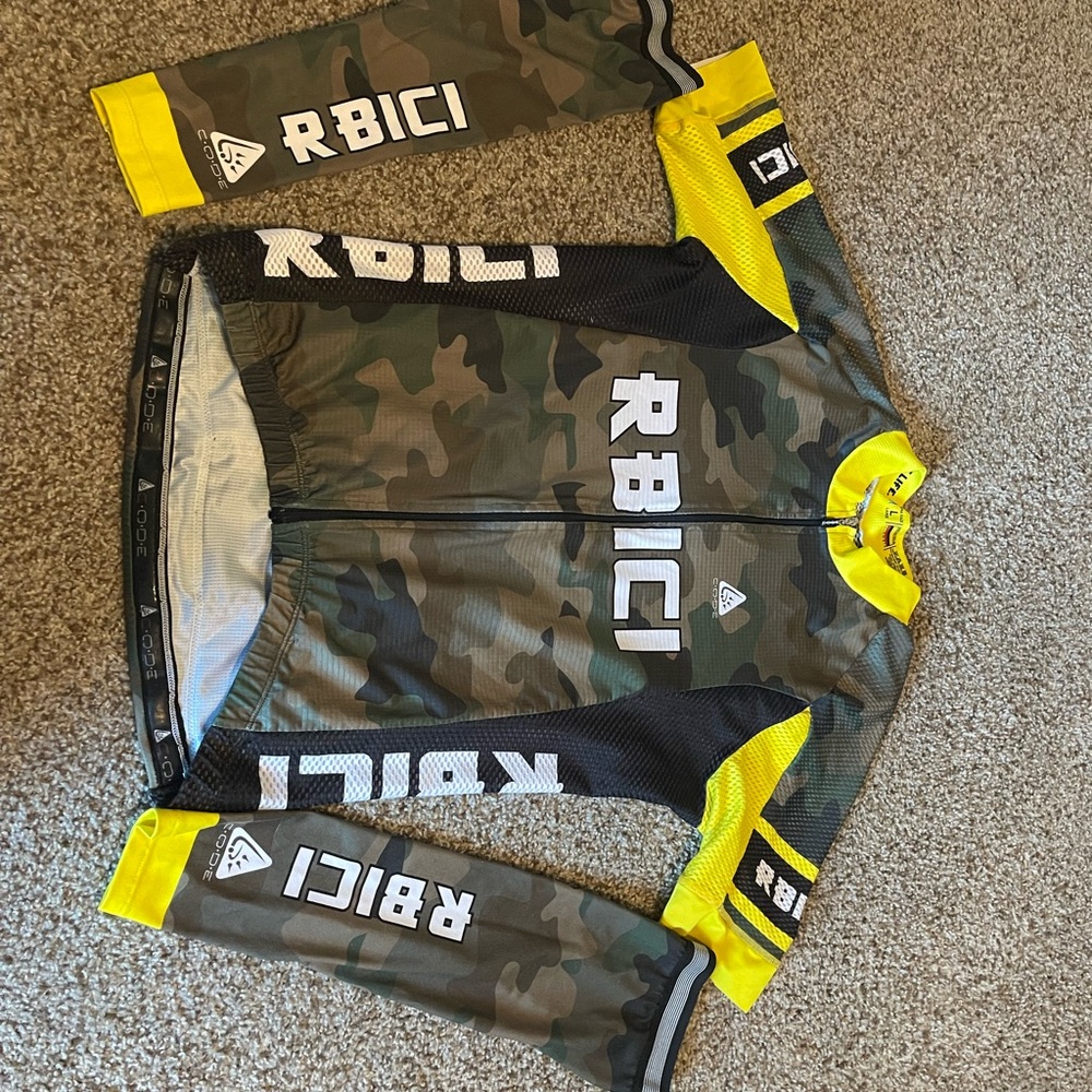 RBICI Camo Cycling Jersey